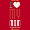 Men's Design By Humans Mother's Day I Love My Mom By tmsarts T-Shirt - 2 of 2