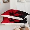 Black & Red Crown Twin Comforter Set – 3-Piece Mr & Mrs Bedding for Couples, Valentine’s Day Wedding Theme, His & Hers Quilt with 2 Pillowcases - 4 of 4