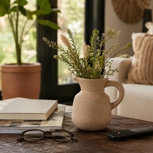 Modern Terracotta Vase for Kitchen - Flower Pot Decor for Home, Office ...