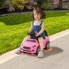 VEVOR Ride On Push Car for Toddlers, Ages 1-3, Ride Racer, Classic Kids Ride On Car with Steering Wheel & Under Seat Storage, Pink - 2 of 4