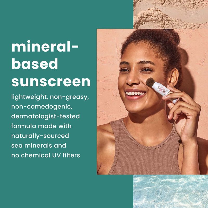 Hawaiian Tropic Mineral Skin Nourishing Sunscreen Powder Brush - SPF 30 - 0.15oz, 5 of 13