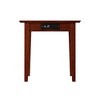 Shaker Chair Side Table with Charger Walnut - AFI - image 3 of 4