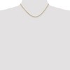 Black Bow Jewelry 2.25mm, 14k Yellow Gold, Flat Figaro Chain Necklace - 2 of 4