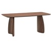 NicBex Dining Table 63" Modern Rectangular Wooden Dining Table Ceramic Top for Dining Room - 3 of 4