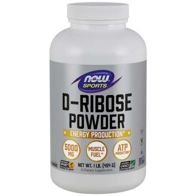 D-Ribose Powder 100% Pure by Now Foods  -  1 lbs Powder
