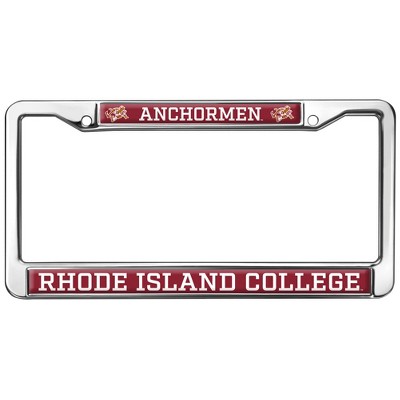 Rhode Island College Mascot Full Size Standard License Plate Metal Frame