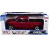 2006 Chevrolet Silverado 1500 Pickup Truck Red Metallic "Die-Cast Collection" Series 1/25 Diecast Car Model by Motormax - 3 of 3