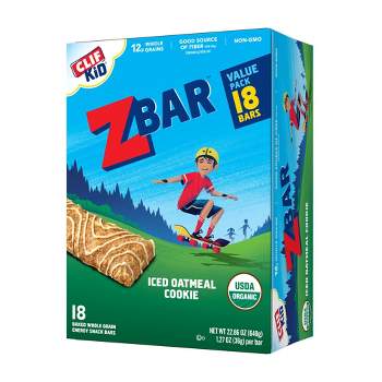  CLIF Kid ZBAR Organic Iced Oatmeal Cookie Snack Bars

