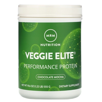 MRM Nutrition Veggie Elite, Performance Protein, Chocolate Mocha, 1.22 lb (555 g)
