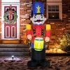 QingMoon Christmas Inflatable Nutcracker Soldier with Drum, 8FT Outdoor Indoor Blow Up Yard Decorations, Weather-Resistant for Lawn, Garden, Holiday - 2 of 4