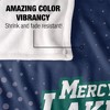 Mercyhurst University Logo Dots Silky Touch Blanket White 50x60 - 4 of 4