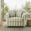 VANOMi 40.94'' Oversized Accent Chair with Stripe Pattern, Striped Fabric Armchair - 3 of 4