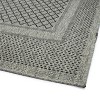 LunaLulinlk Charcoal Modern Geometric Textured High-Low Cut & Loop 2' x 3' Rectangle Throw Rug - 3 of 4