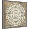 Amanti Art Neutral Textured Medallion by Silvia Vassileva Canvas Wall Art Print Framed 16 x 16-in. - 3 of 4