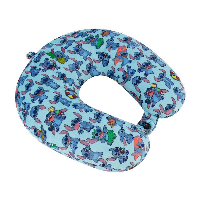 Disney Stitch Kids Neck Pillow Light Blue, 3 of 5