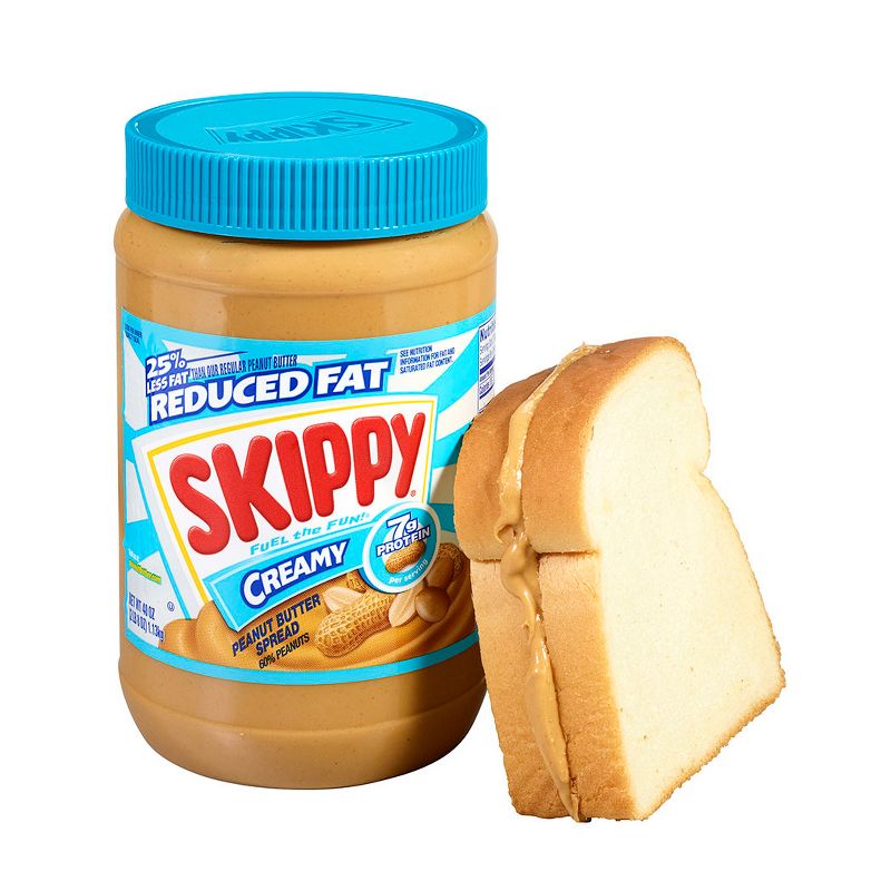 Skippy Reduced Fat Creamy Peanut Butter - 40oz, 3 of 16