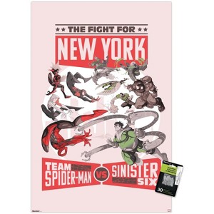 Trends International Marvel: Marvel Vs - Fight For New York Unframed Wall Poster Prints - 1 of 4