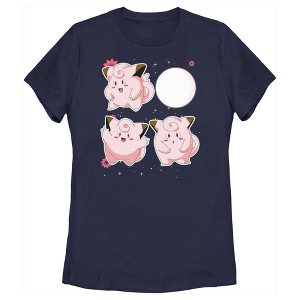 Women's Pokemon Clefairy Evolution T-Shirt - 1 of 4