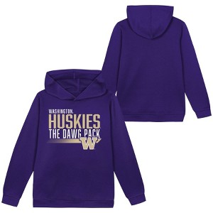 NCAA Washington Huskies Toddler Boys' Poly Hooded Sweatshirt - 1 of 3