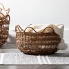 Sullivans 12.25", 10" & 8.5" Large Nested Rattan Basket Set of 3, Brown - 3 of 4