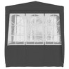 vidaXL Professional Party Tent with Side Walls 8.2'x8.2' Anthracite 0.3 oz/ftÂ² - 3 of 4