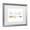 Trademark Fine Art - Jenaya Jackson Girl Power VII Matted Framed Art - 3 of 4