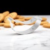 Unique Bargains Pastry Cutter Banana-Shaped Dishwasher Safe Stainless Steel Silver Tone 1Pcs - 2 of 4