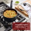 T-Fal Simply Cook 10.25" Nonstick Square Grill Pan Black - 4 of 4
