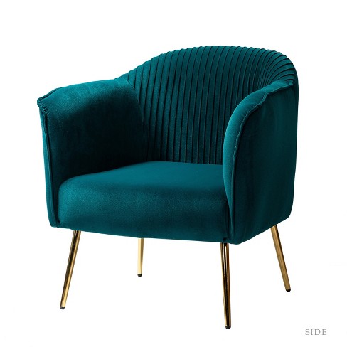 Teal best sale barrel chair