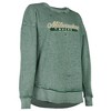 NBA Milwaukee Bucks Women's Burnout Crew Neck Fleece Sweatshirt - 3 of 4