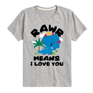 Boys' - Fisher Price - Rawr Means I Love You Short Sleeve Graphic T-Shirt - 1 of 4