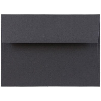 JAM Paper A7 Invitation Envelopes 5.25 x 7.25 Dark Grey 36396434