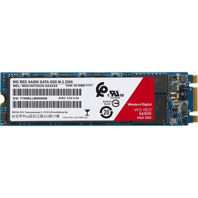 WD Red WDS100T1R0B 1 TB Solid State Drive - M.2 2280 Internal - SATA (SATA/600) - 600 TB TBW - 560 MB/s Maximum Read Transfer Rate - 5 Year Warranty