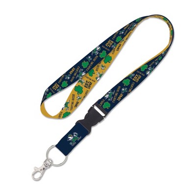 NCAA Notre Dame Fighting Irish Scatter Print Lanyard