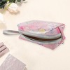 Unique Bargains Women's Durable Portable Heart Sequin Makeup Bag 1 Pc - 3 of 3