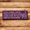 Slickblue Missing Picture on Wine Bottle Sign, 3.5x10 Solid Pine Rustic Wood Plaque, Multiple Colors - 2 of 3