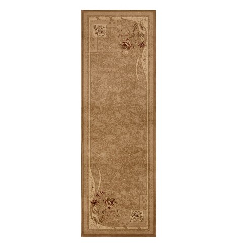 Minimalist Modern Floral Block Power-loomed Living Room Bedroom Entryway  Indoor Area Rug Or Runner By Blue Nile Mills : Target