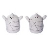 Transpac Dolomite 3.25 in. Off-White Halloween Mummy Salt and Pepper Shaker Set of 2 - 2 of 3