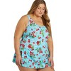 Sporti Plus Size Summer Picnic Swim Dress - 2 of 4