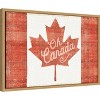 Amanti Art Oh Canada Flag by Sue Schlabach Canvas Wall Art Print Framed 23-in. x 16-in. - 3 of 4
