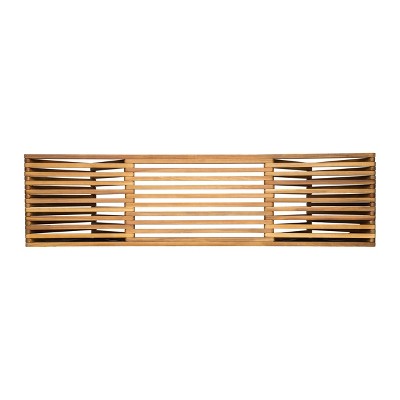 Esme Teak Finish Outdoor Acacia Wood Bench