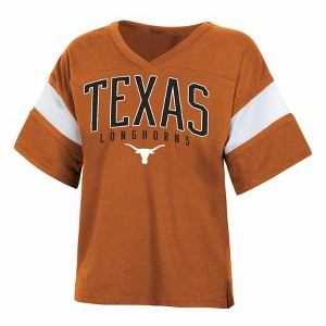 NCAA Texas Longhorns Women's Jersey T-Shirt - 1 of 3