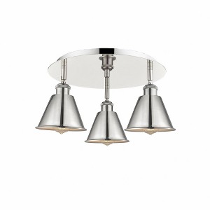 Ballston - 3 Light Flush Mount In Industrial Style-8 Inches Tall and 18.25 Inches Wide - 1 of 1