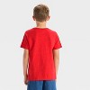 Boys' Short Sleeve Skateboard Dino Graphic T-Shirt - Cat & Jack™ Red - 3 of 4