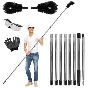 Racxily 11.5FT Gutter Cleaning Brush With Telescoping Handle Rain Gutter Cleaner Extendable Gutter Cleaning Tool From The Ground - 1 of 4