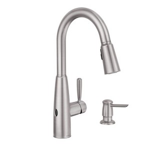 Moen Sperry One Handle Stainless Steel Motion Sensing Pull-Down Kitchen Faucet - 1 of 1