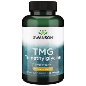 Swanson Dietary Supplements Tmg Trimethylglycine 500 mg 90 Caps. - 1 of 2