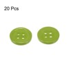 Unique Bargains Sewing Resin Round Flat 4-Hole Replacement Craft Buttons 20 Pcs - 3 of 4