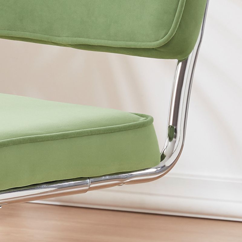 Neutypechic Velvet Upholstered Modern Dining Chair Set of 2, 5 of 6