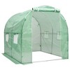 vidaXL Greenhouse 43.1 ft 6.6 ft.x6.6 ft.x6.6 ft. - 2 of 4